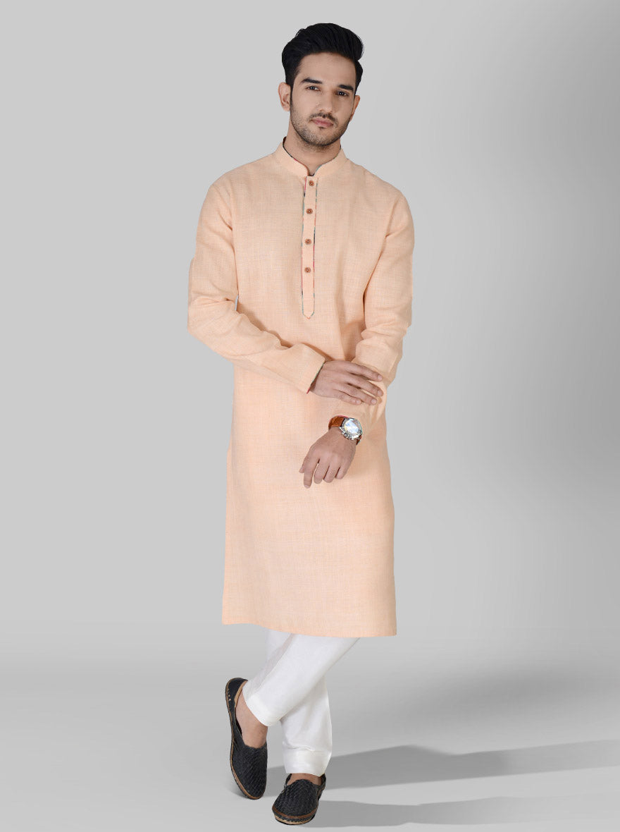 Peach Kurta Set | TULA