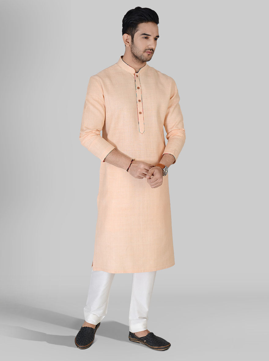 Peach Kurta Set | TULA