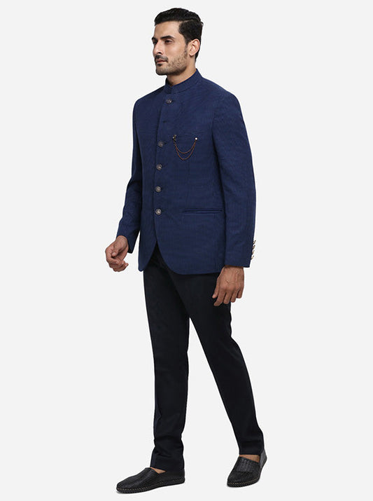 Navy Blue Jodhpuri Suit | JadeBlue