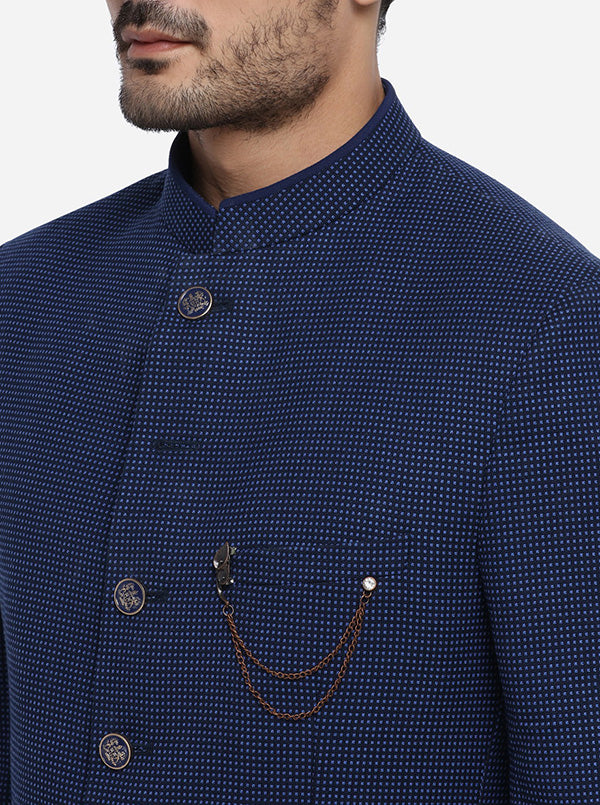 Navy Blue Jodhpuri Suit | JadeBlue