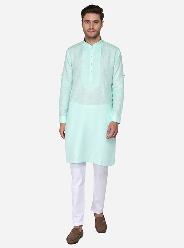 Mint Green Kurta Set | Azania