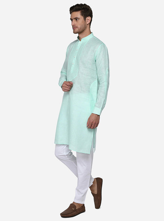 Mint Green Kurta Set | Azania