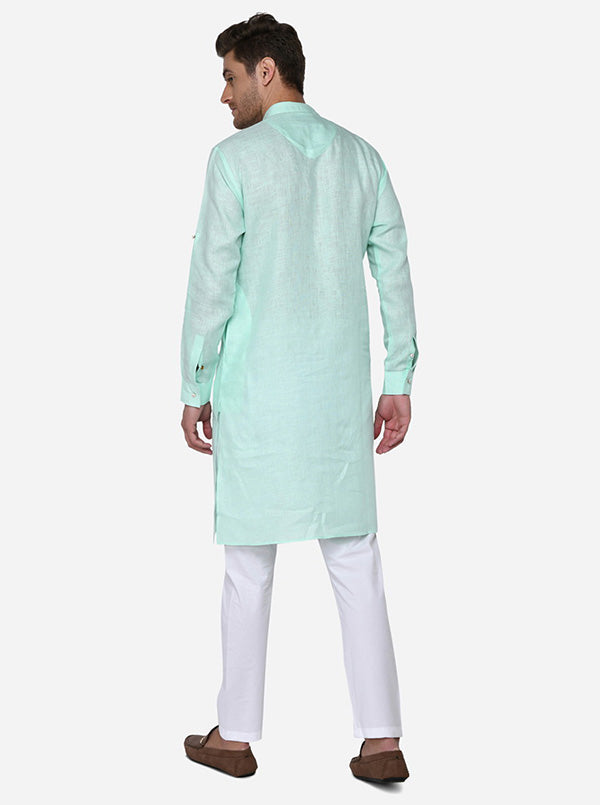 Mint Green Kurta Set | Azania