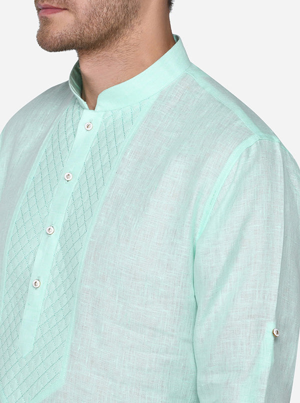 Mint Green Kurta Set | Azania