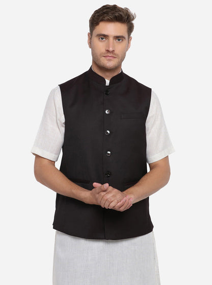 Brown & Black Modi Jacket | JadeBlue