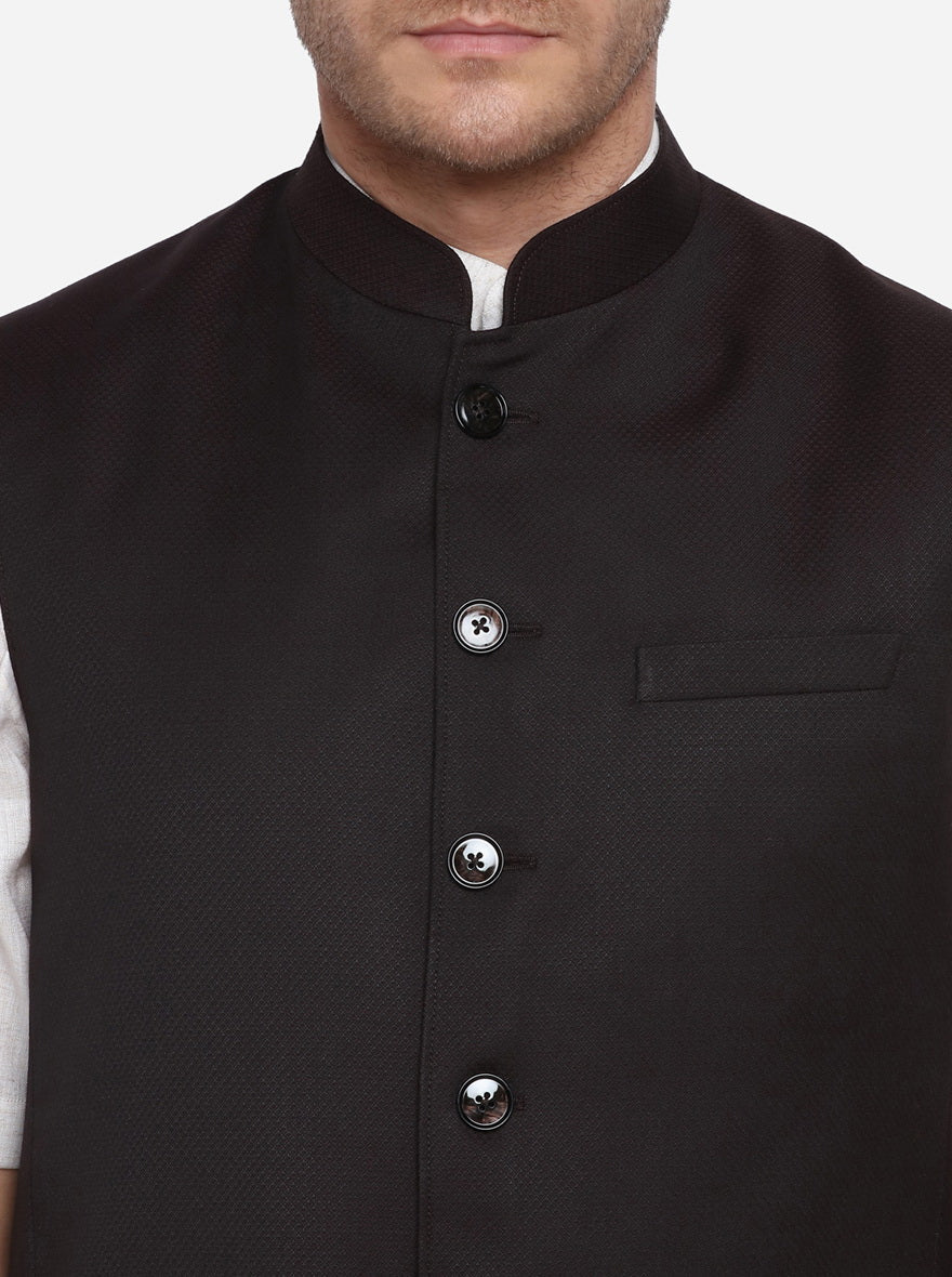 Brown & Black Modi Jacket | JadeBlue