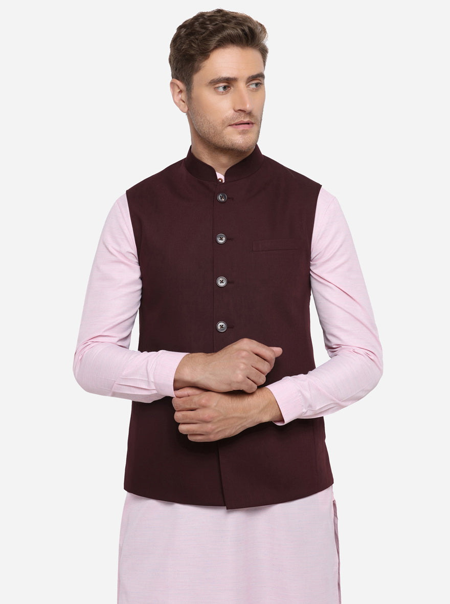 Wine Modi Jacket | JadeBlue