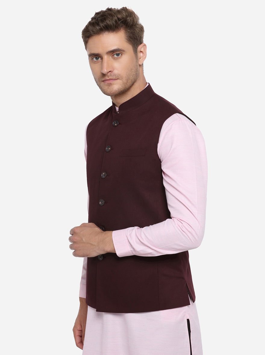 Wine Modi Jacket | JadeBlue