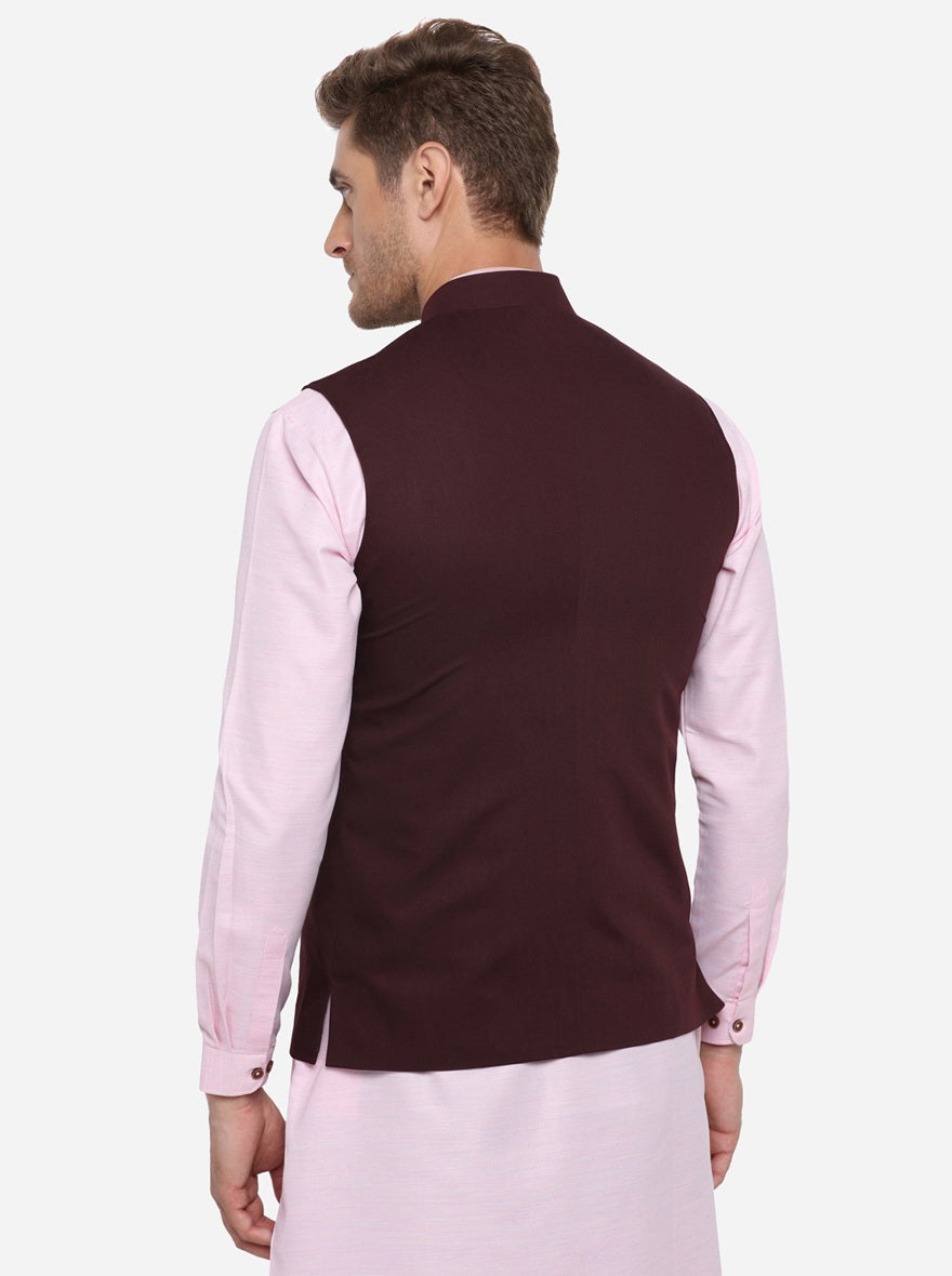 Wine Modi Jacket | JadeBlue