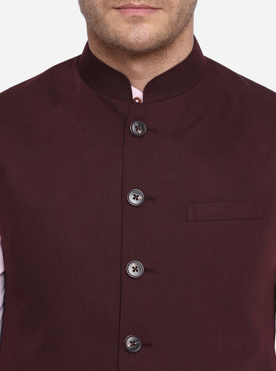 Wine Modi Jacket | JadeBlue