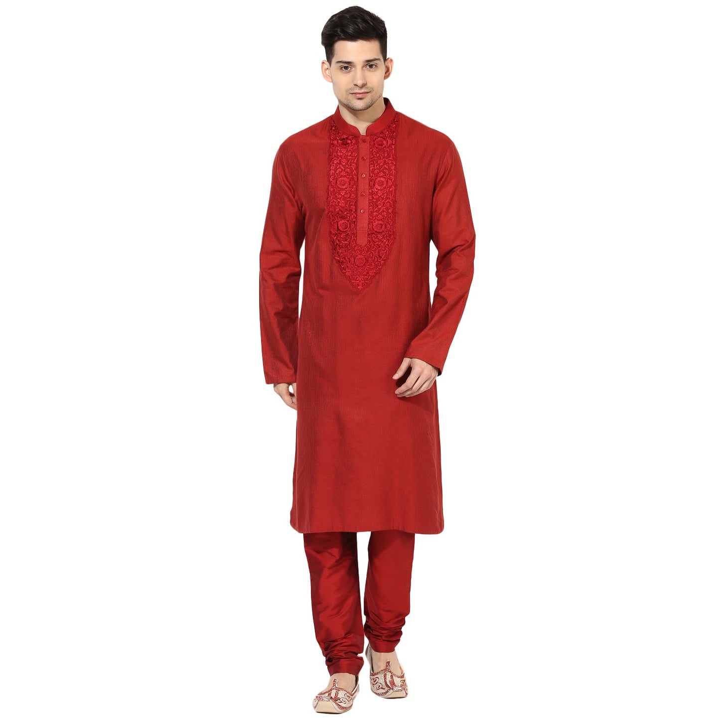 Maroon Kurta Set