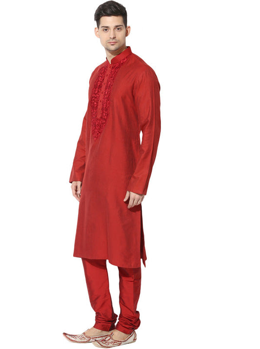 Maroon Kurta Set