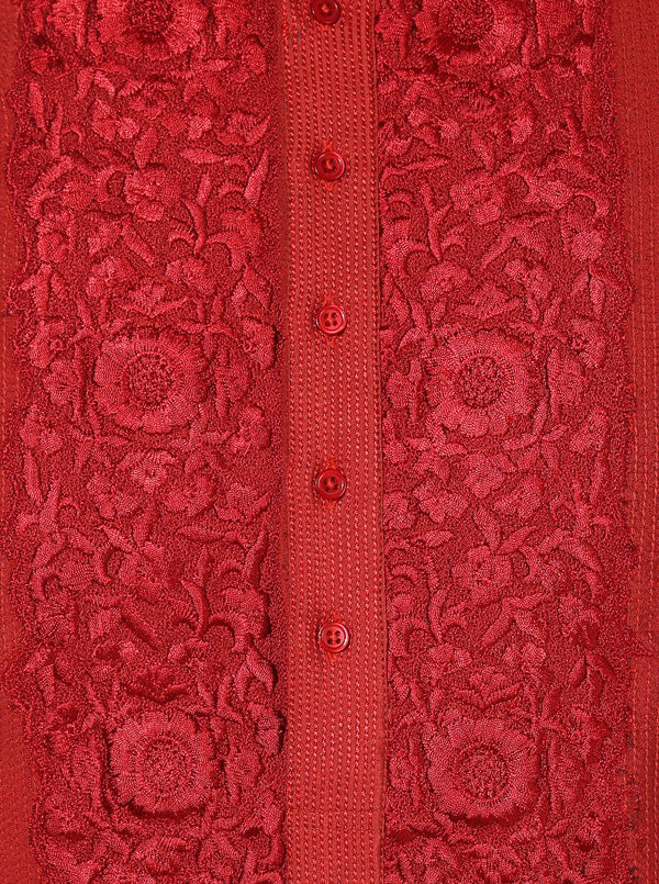 Maroon Kurta Set