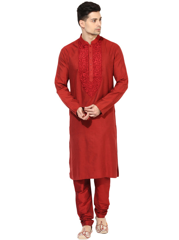 Maroon Kurta Set