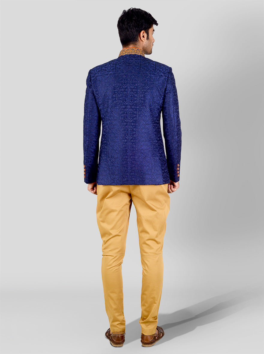 Navy Blue Jodhpuri Suit | JadeBlue