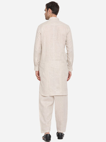 Natural White Pathani | Azania