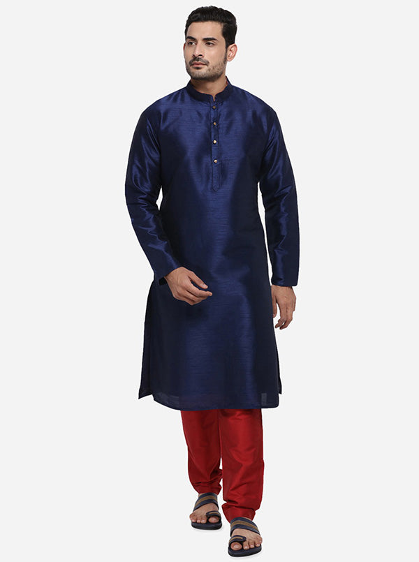 Dark Blue Kurta Set | Azania