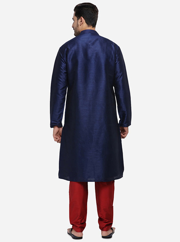 Dark Blue Kurta Set | Azania