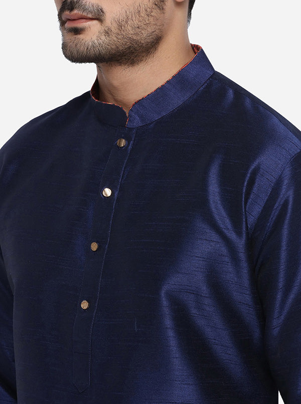 Dark Blue Kurta Set | Azania