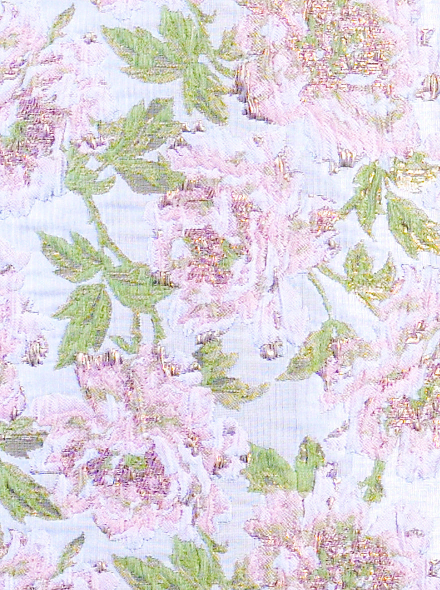 Peach & Green Bandhgala Jacket | Azania