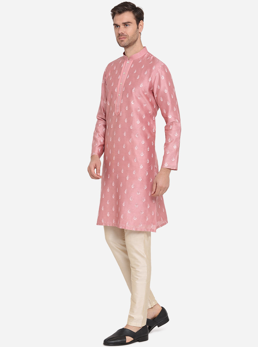 Rose Pink Kurta Set | Siddhesh Chauhan