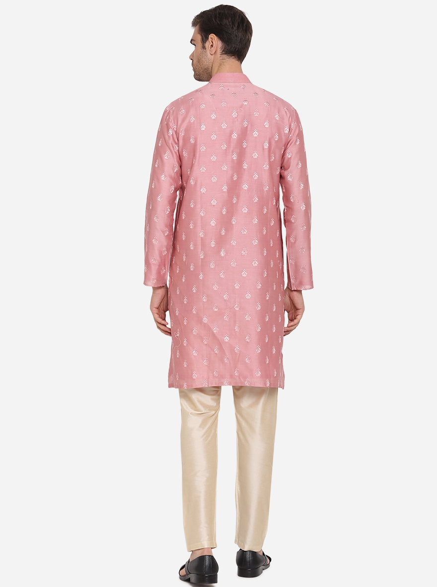 Rose Pink Kurta Set | Siddhesh Chauhan