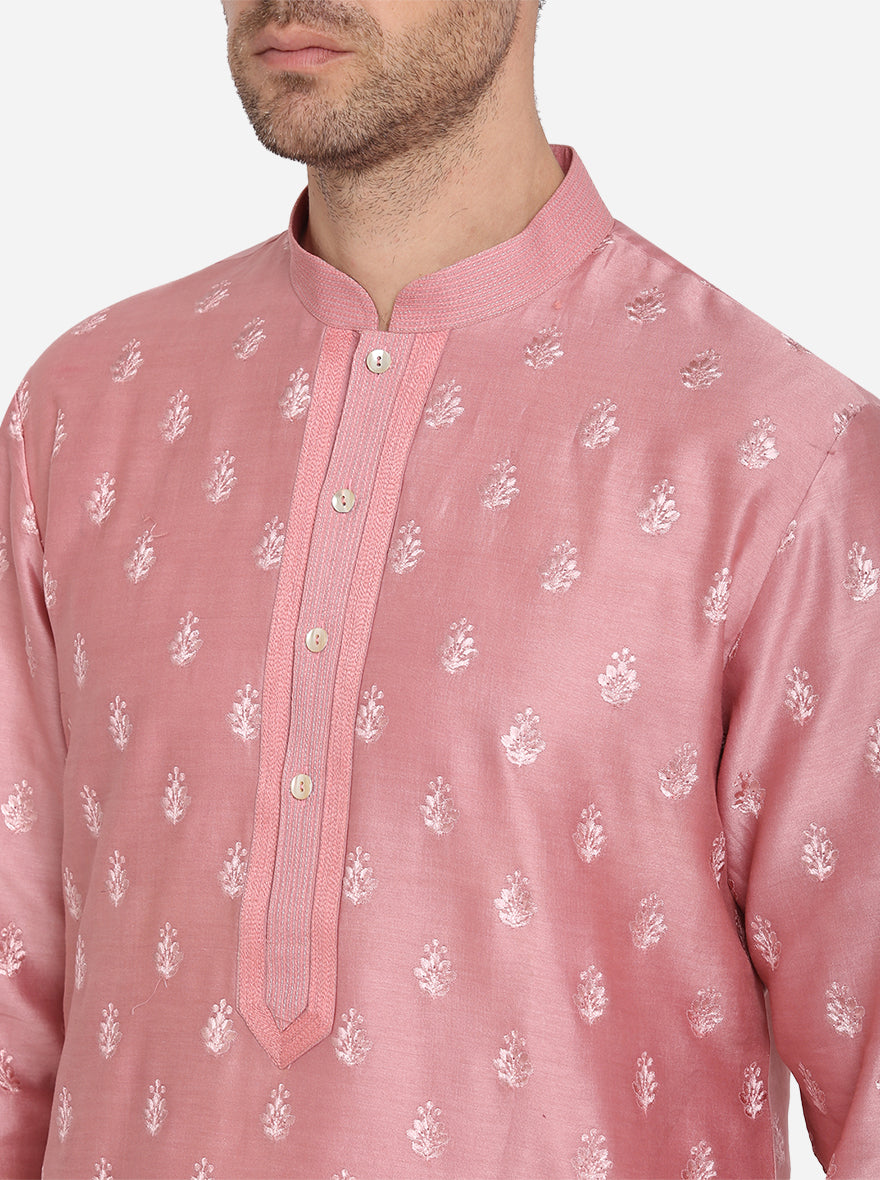 Rose Pink Kurta Set | Siddhesh Chauhan