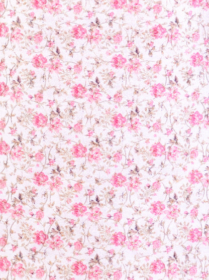 Beige & Pink Semi Indowestern | Azania