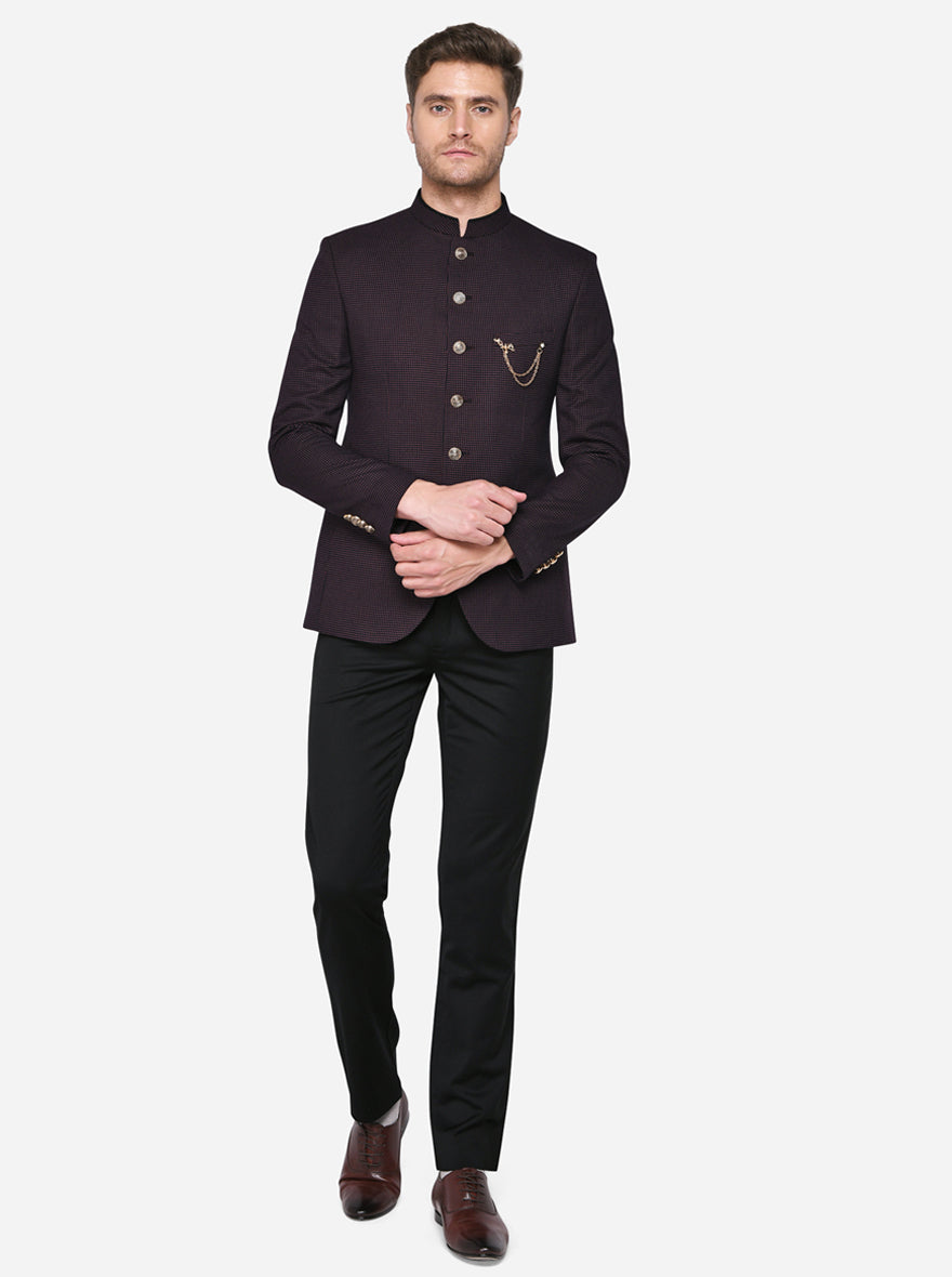 Navy Blue Jodhpuri Suit | JadeBlue