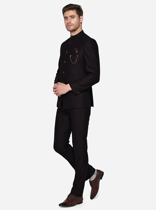 Deep Wine Jodhpuri Suit | JadeBlue