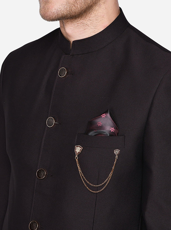 Deep Wine Jodhpuri Suit | JadeBlue