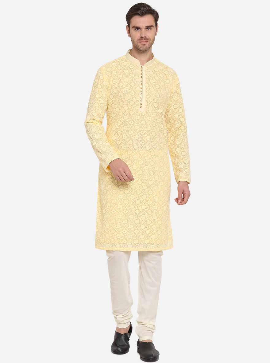 Yellow Kurta Set | Azania