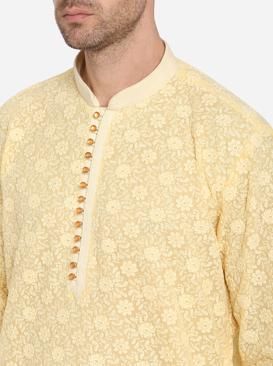 Yellow Kurta Set | Azania