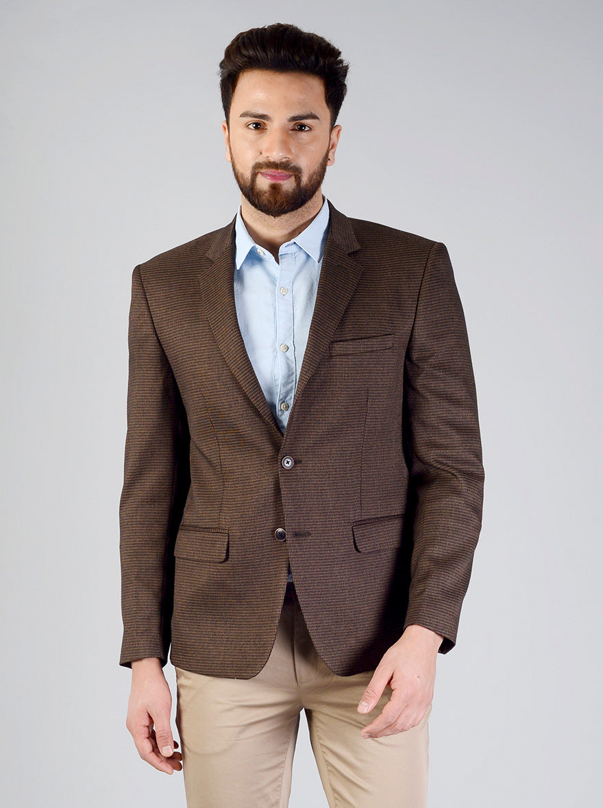 Coffee Brown Blazer | JB Studio