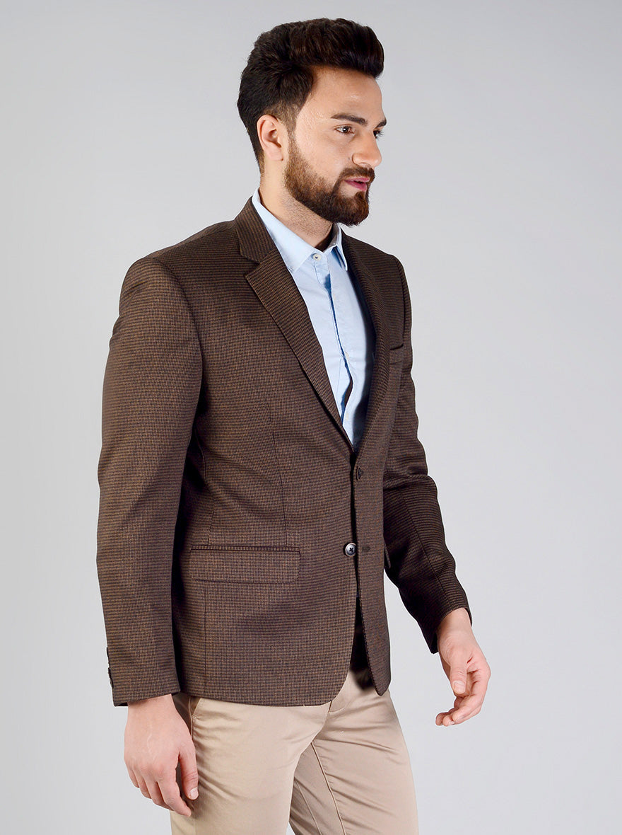 Coffee Brown Blazer | JB Studio