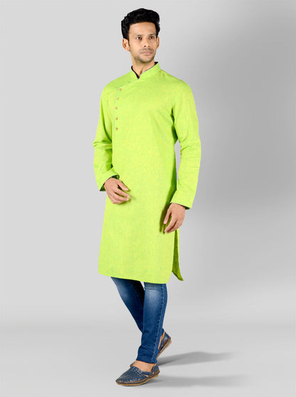 Lime Green Kurta | Azania