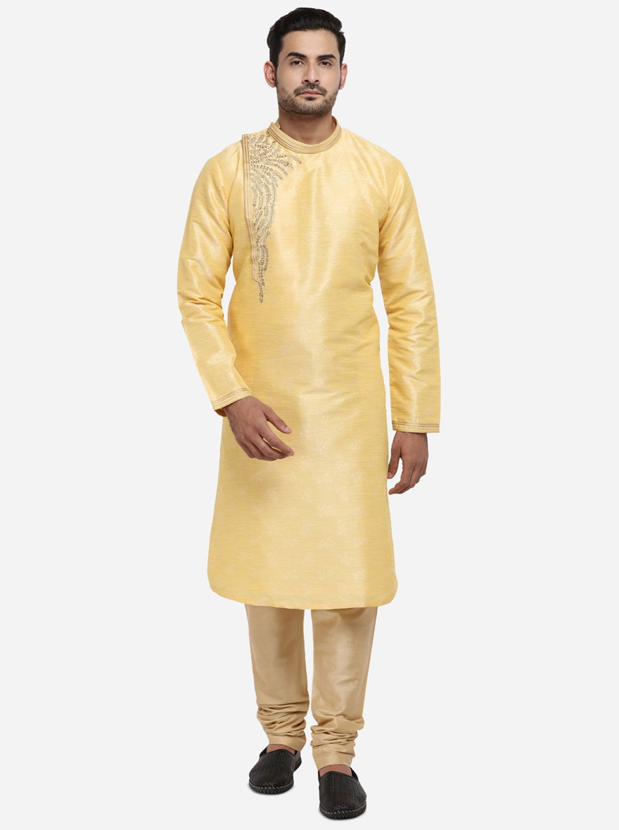 Golden Yellow Kurta Set | Azania