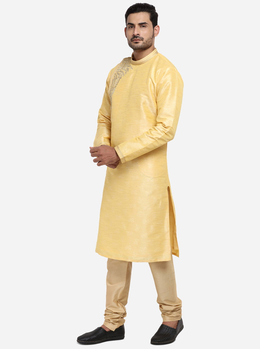 Golden Yellow Kurta Set | Azania