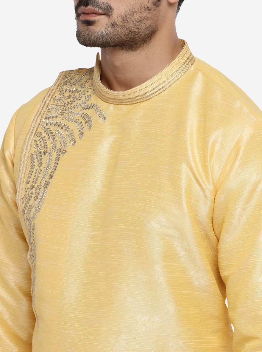 Golden Yellow Kurta Set | Azania