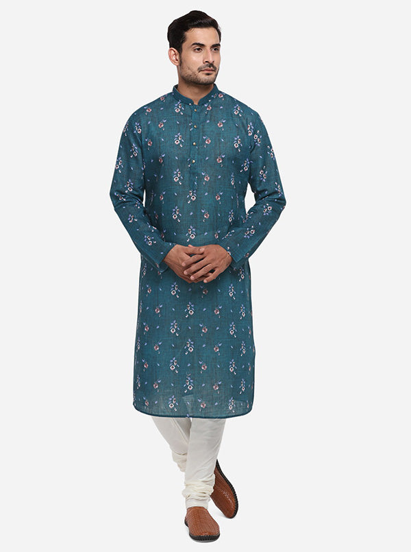 Dark Green Kurta Set | Azania