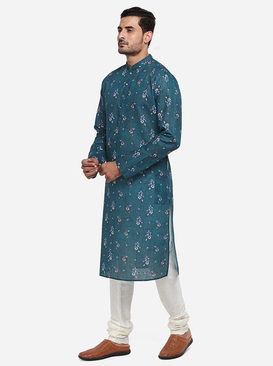 Dark Green Kurta Set | Azania