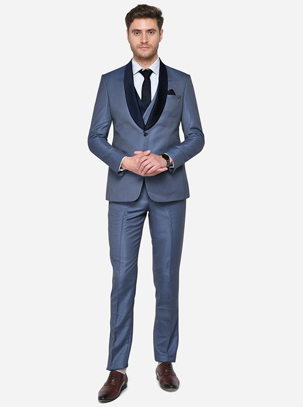 Bluish Grey Suit | JadeBlue