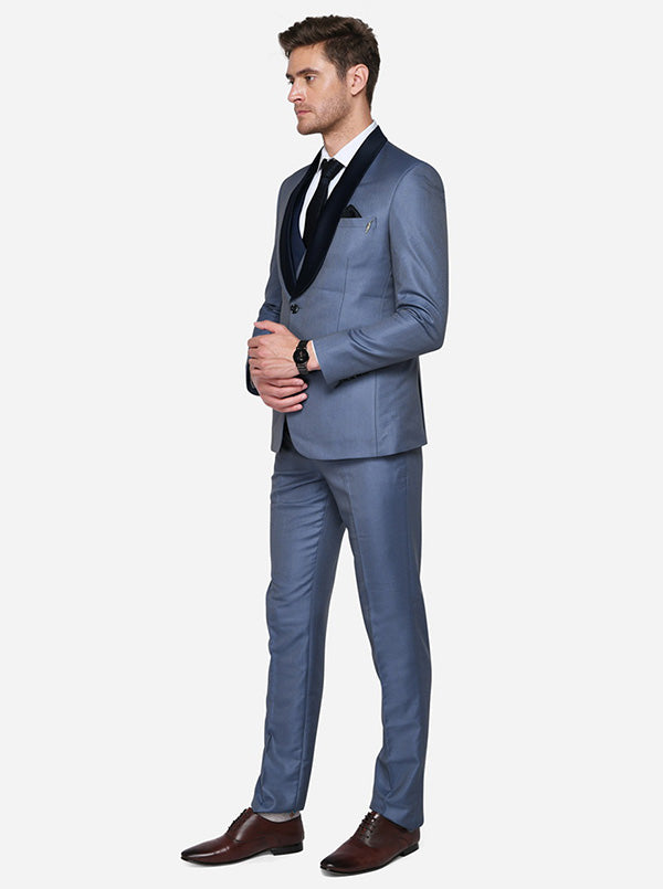 Bluish Grey Suit | JadeBlue