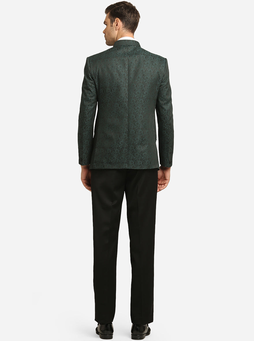 Forest Green Jodhpuri Suit | JadeBlue